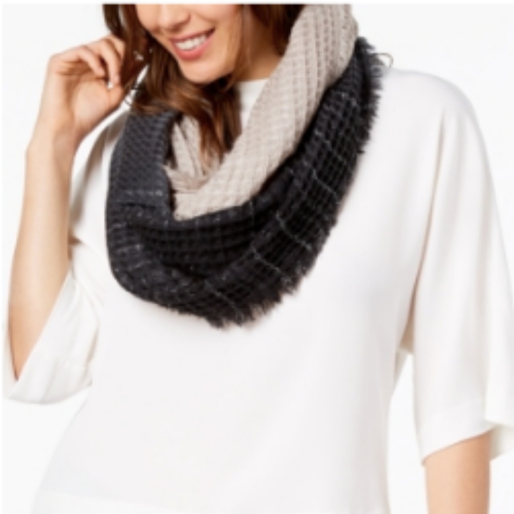 I.N.C. Ombré Waffle Loop Scarf,